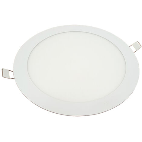 12W  Panel LED empotrable - Redondo 3000K Ø170