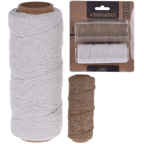 12x 2er-Set Schnurkordel 40+60m Seil Band Schnur auf Rolle 1200m