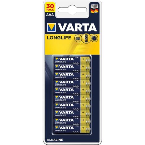 12x 30er-Packung LongLife Alkaline Batterien LR03 AAA 1,5V Großpackung 360 Stück
