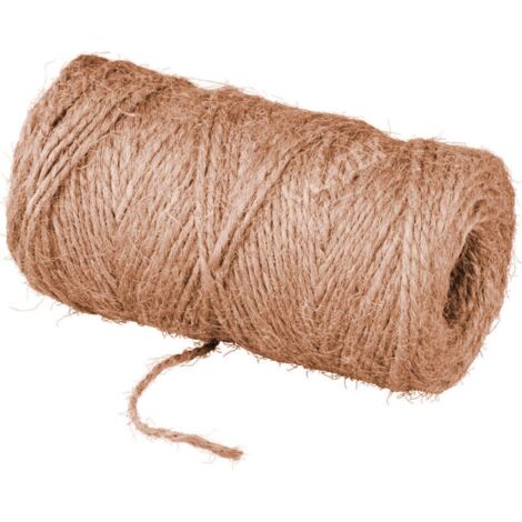 12x 75m Naturseil braun Universalband Mehrzweck Garten Pflanzenbinder