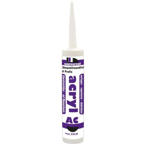 12x Acryl Fugendicht 310ml Weiß Innen Außen Sanitär Silikon Masse Maler Stoff