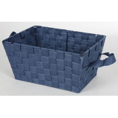 12x Aufbewahrungskorb 30x21x15cm Kunststoff Griff Körbe Haus Kiste Boxen Taschen