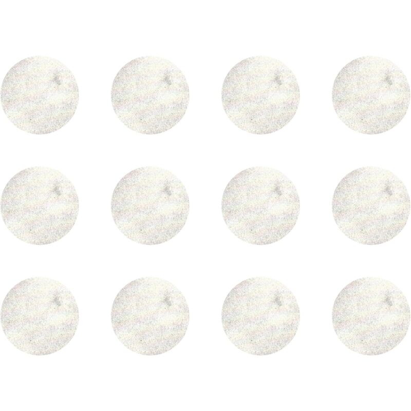 Cyclingcolors - 12x Cache vis adhésif autocollant diamètre 40mm protection bouchon trou obturateur meuble table chaise maison, Marbre blanc