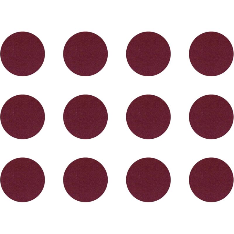 Cyclingcolors - 12x Cache vis adhésif autocollant diamètre 40mm protection bouchon trou obturateur meuble table chaise maison, Bourgogne