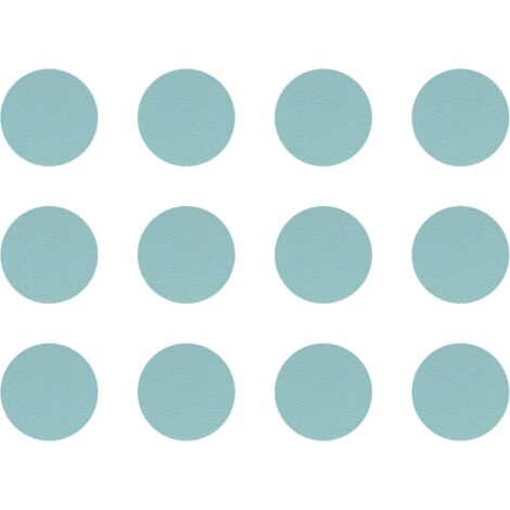 12x Cache vis adhésif autocollant diamètre 40mm protection bouchon trou obturateur meuble table chaise maison, Bleu clair
