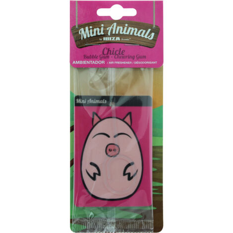 12x Desodorisant Mini Animals Chewing Gum