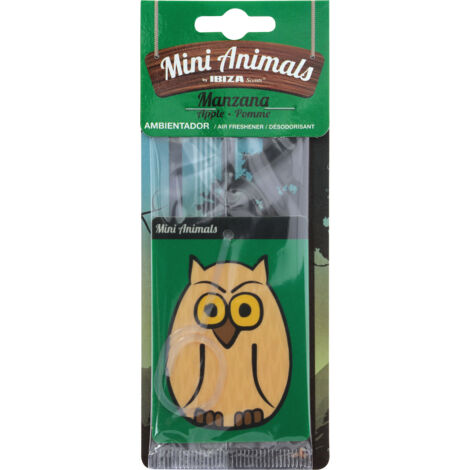 12x Desodorisant Mini Animals Pomme