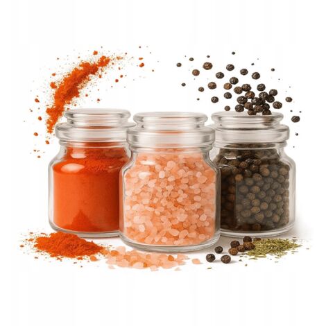 12X FRASCO CONTENEDOR PARA ESPECIAS HIERBAS VELAS REGALO 205ML
