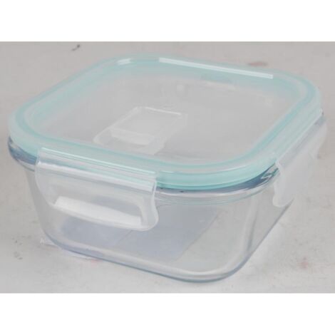 12x Glas-Frischhaltedose Boxen mit Deckel Gefäße 520ml mit Dampfventil Küche