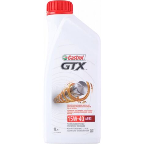 12x Huile Gtx 15w40 A3-B3 1 Litre -bidon-