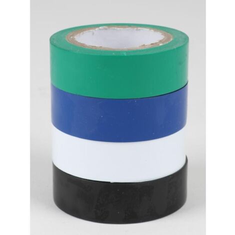 12x Isolierband Kleben Rollen Elektriker Tape Business PVC Farben Bunt Basteln