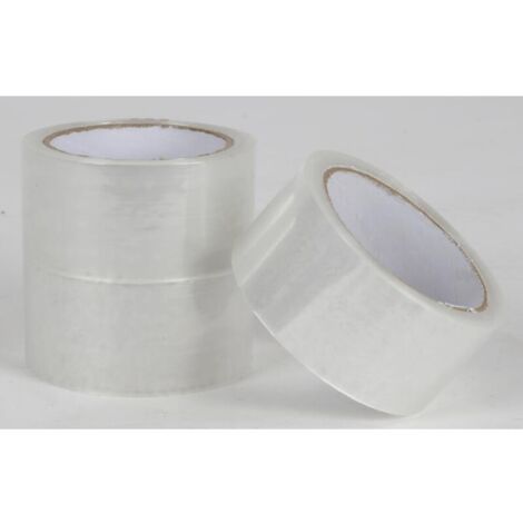 12x Klebeband Transparent 3 Rollen Pack Paket Karton Firma Business Kristallklar