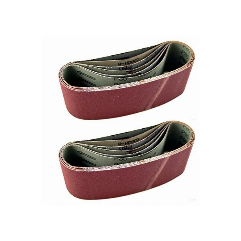 12 X nastro carta vetrata 75 X 480 mm ad alte