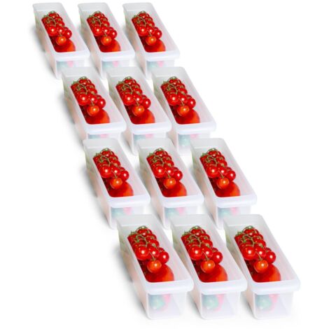 12x Novaliv Kühlschrank-Einsätze  Kühlschrank Organizer