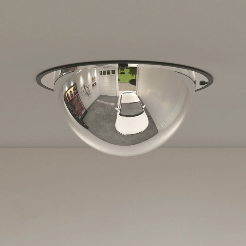 Image of Specchio a Cupola Piena per Traffico Ø30 cm in Acrilico vidaXL 53806