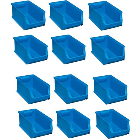 2L Blau Stapelboxen Lagerboxen Kiste ProfiPlus Allit 456230 10x Stapelbox Gr 