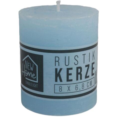 12x Stumpenkerze New Home Farbe Wachs Tischdekoration Beleuchtung Teelicht Innen