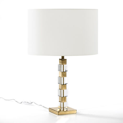 12x12x42 Acryl / Gold -Metall -Tischlampe ohne Bildschirmbeleuchtung / Tischlampen für alle Stile, um dem Zuhause eine Note zu verleihen