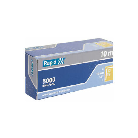 13/10 10mm Galvanised Staples Box 5000