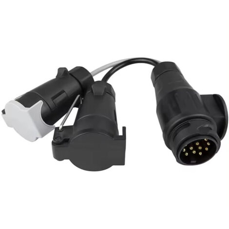 Преходник Адаптер за букса за теглич от 13 към 7 пина 12V