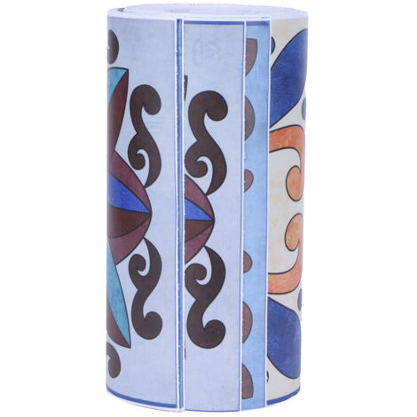 13 Autocollants Carrelage Imperméables, Revêtement Mural PVC Épais, Décorations Escalier Résistantes pour Intérieur