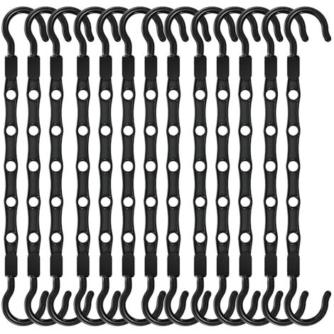 13 cintres Black Magic, crochets résistants pour armoire et chambre, organisation de la maison