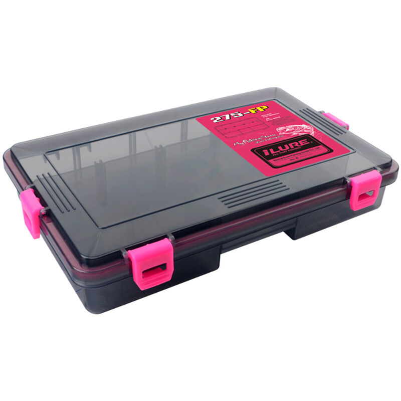 

Ilure - 13 compartimentos caja de aparejos de pesca impermeable senuelo de pesca cuchara gancho caja de almacenamiento de cebo caja de utilidad,Rosa,