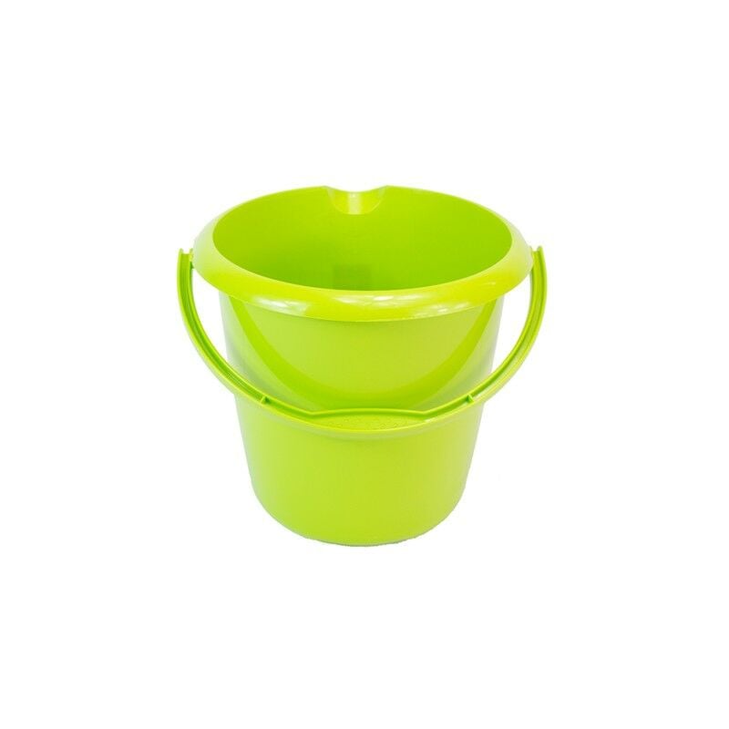 13 Litre Lime Green Plastic Bucket