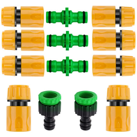 13 Pcs Plastic Garden Hose Tap Connector Kit for Join Pipe Tube