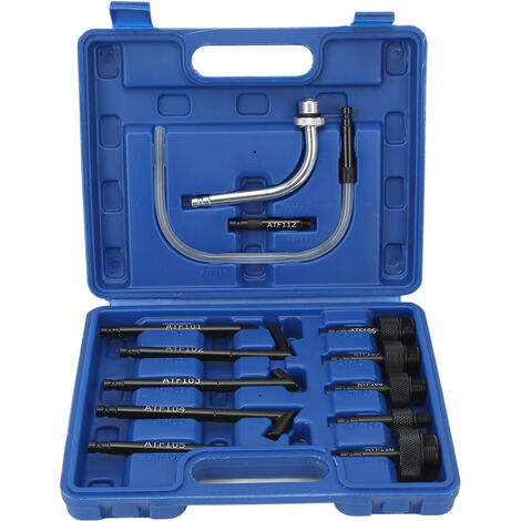 13 pièces ATF bote de vitesses adaptateur de remplissage en acier au carbone Transmission huile recharge fluide pompe remplissage connecteur outil