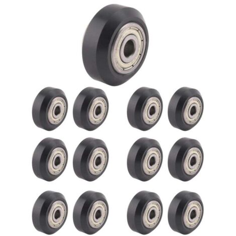 [13 PièCes SéRies / Paquets] Imprimante 3D POM Poulie Roues 625Zz Roulement LinéAire Ulley Rouleau de Roue Ronde Passive pour CR10, 3