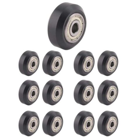[13 PièCes SéRies / Paquets] Imprimante 3D POM Poulie Roues 625Zz Roulement LinéAire Ulley Rouleau de Roue Ronde Passive pour CR10, 3