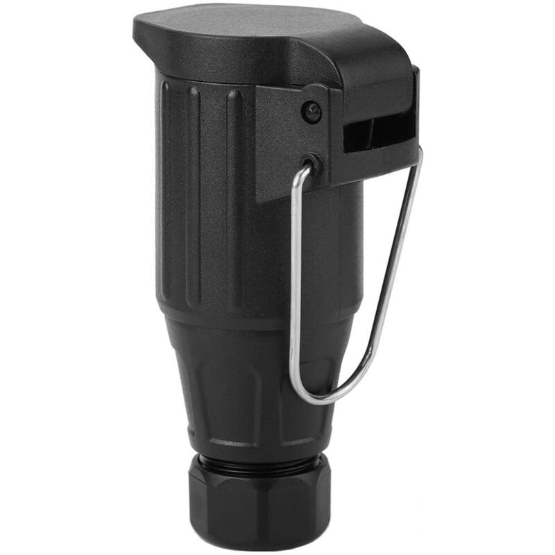 13-Pin Plug, Adaptateur de connecteur de câblage pour prise de remorque en plastique à 12 broches pour câble de remorquage 13 pin caravan plug