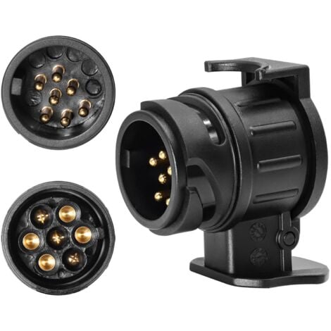 13-pin to 7-pin adapter for trailers. 13-pin socket for car trailers, tractors, caravans, bike racks