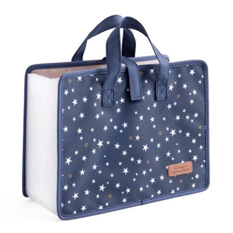 13 Pockets File Folders/Expandable Filing Folders with Handle A4 Size Expanding Folder Document Organizer