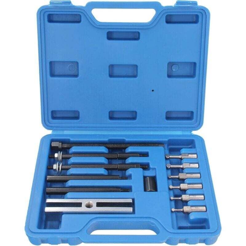 Image of 13-teiliger Mechaniker-Werkzeugsatz, Lagerabzieher, Lagerausbauwerkzeug, kleiner Lagerabzieher