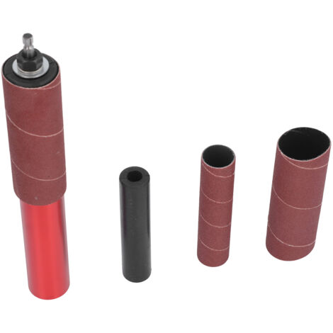 13-teiliges Schleiftrommel-Set für Bohrmaschinen, Universalgröße 3/8 Zoll, Spindelschleiferadapter aus Aluminiumlegierung