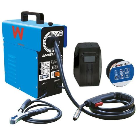 130 Ampere AUTOMATIC 130 AWELCO MIG NO GAS Wire Automatic Control Welding Machine