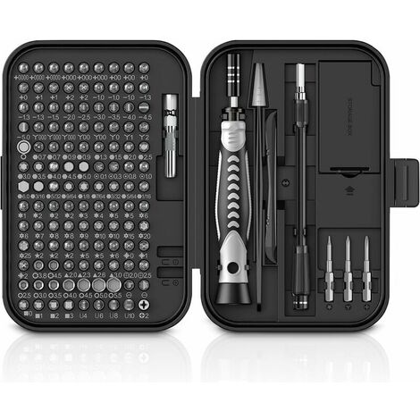 130 in 1 Precision Bit Set Torx Screwdriver Sets Precision Screwdriver Set DIY Repair Tools Kit for iPhone Laptop PC MacBook Xbox, Mini Screwdriver Kit with Case