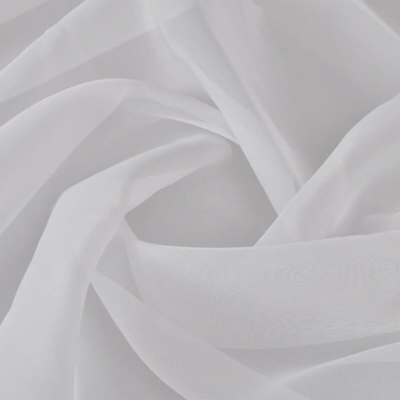 Voile Fabric 1.45 x 20 m White Vidaxl