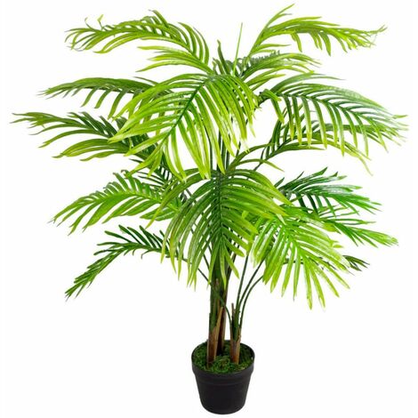 130cm Leaf Design UK Large Realistic Artificial Palm Tree Natural Palm