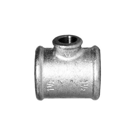 130R - Tee riduzione 1"1/4 x 1/2 x 1"1/4 in ghisa zincata 13025636