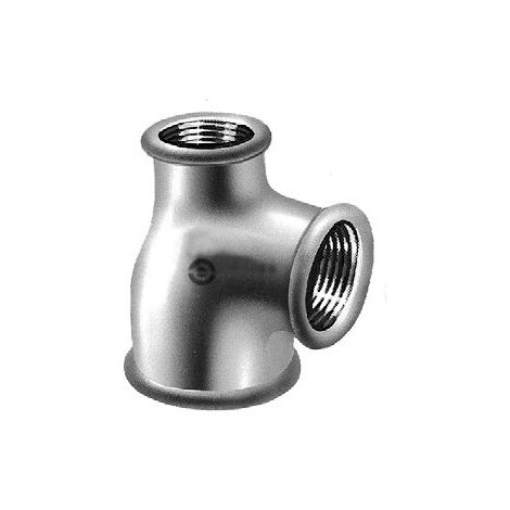 130R - Tee riduzione 2"1/2 x 1"1/4 x 2"1/2 in ghisa zincata 13025969