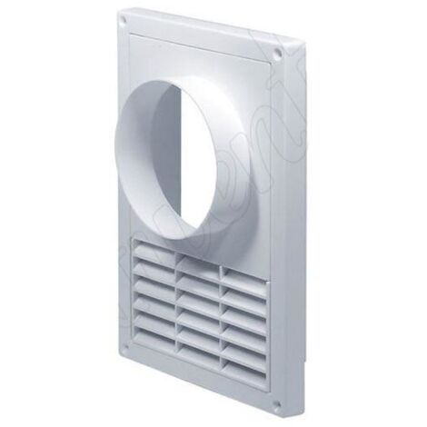 main image of "130x200mm Kitchen Cooking Hood Wall Ventilation Grille Cap 120mm Pipe Diameter"