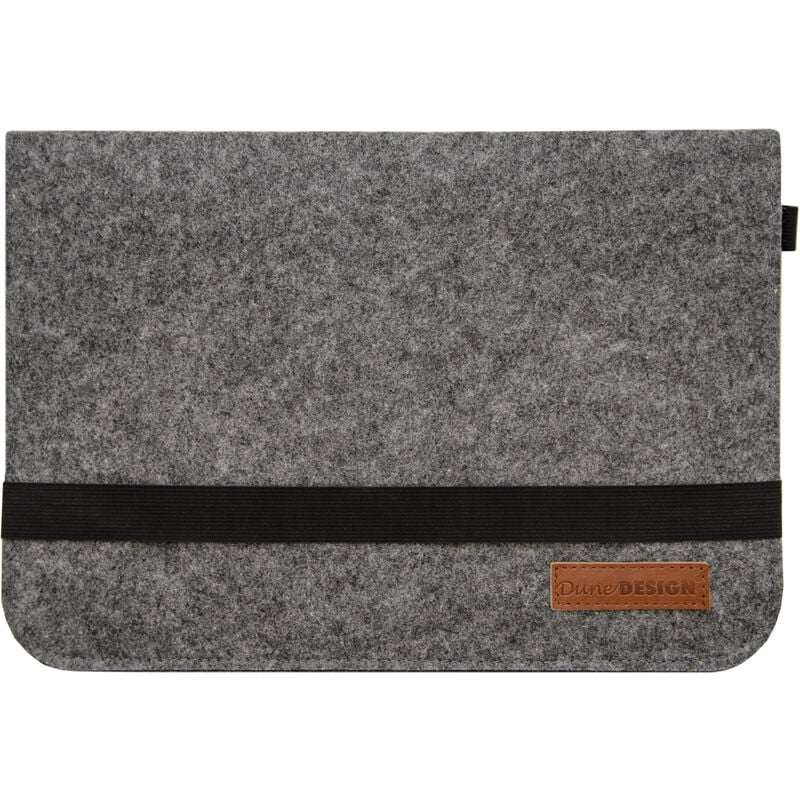 Dunedesign - 13.3'' Felt Laptop Bag 35x24 cm Tablet Case MacBook Pro Air iPad Surface Grey