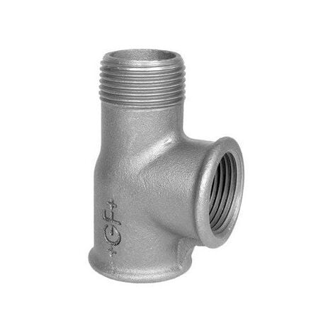 ECOLANDS 134 - Tee MFF 1/2" in ghisa zincata 13405003