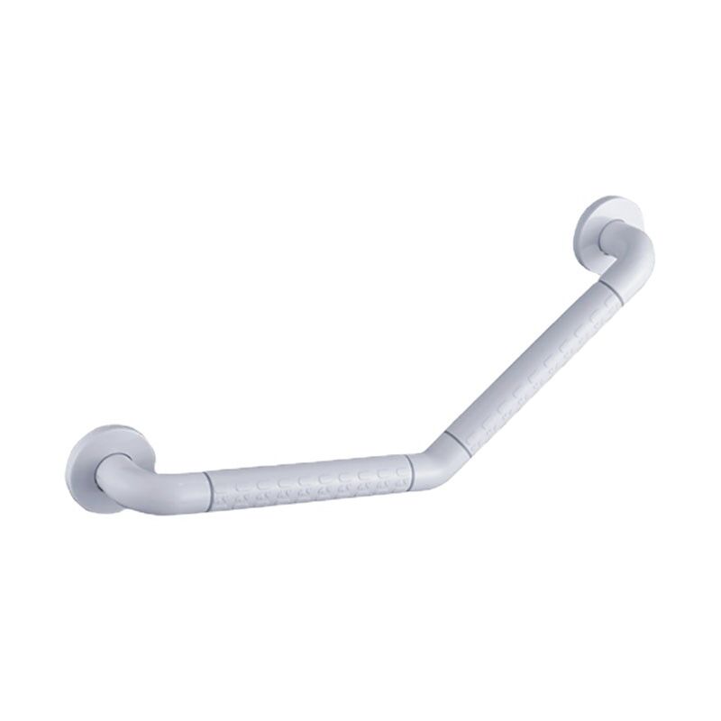 135° Barre D'appui Douche pour Baignoires Acier Inoxydable pvc Barre de Maintien pour Handicapés et Les Personnes âgées wc 25 25cm