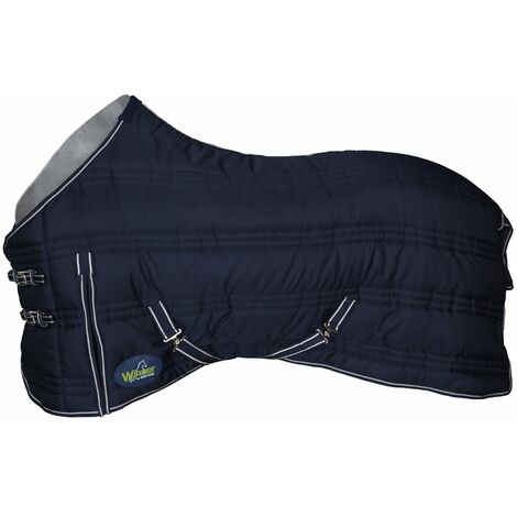135 cm, Blu: Couverture de la boîte gagnante avec fermeture frontale rapide rembourrée 500g