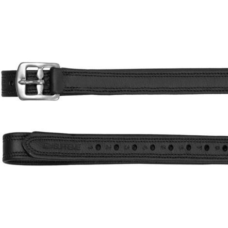 135 cm, Marrone: Staffili Supreme in cuoio di alta qualità con rinforzo interno in nylon e fibbie in acciaio inox