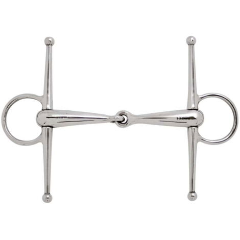 13,5 cm: Morso ad asta snodata in acciaio inox vuota 18 mm